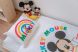 NAT. Disney Baby Ágyneműhuzat 2 részes Mickey egér D02 Multi - 90x130cm + 40x50cm