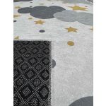 Den. Mile 5186-1 szürke 120 x 180cm felhős gyerekszőnyeg