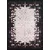 Ber. Porte 2054 fekete 120x180cm- vékony modern szőnyeg
