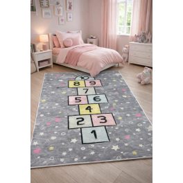   Den. Mile 5288-1 szürke 80 x 150cm ugróiskolás gyerekszőnyeg