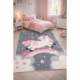   Den. Mile 5377-1 szürke 80 x 150cm unikornisos gyerekszőnyeg
