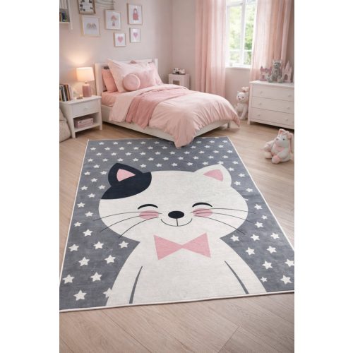 Den. Mile 5378-1 szürke 120 x 180cm cicás gyerekszőnyeg