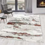 Den. Sunset 8435 Fehér-Pink 200x290cm modern szőnyeg