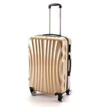 Gold keményfalú bőrönd 58cmx40cmx27cm-kis méretű