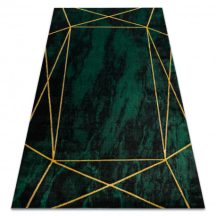   Bolti 16. EMERALD szőnyeg 1022 glamour, elegáns geometriai, márvány üveg zöld / arany 160x220 cm