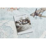 Bolti 21. Kab. BAMBINO 1163 mosható szőnyeg Világtérkép, világ gyerekeknek csúszásgátló - kék 120x170 cm