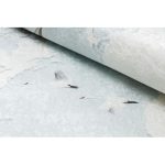 Bolti 21. Kab. BAMBINO 1163 mosható szőnyeg Világtérkép, világ gyerekeknek csúszásgátló - kék 120x170 cm