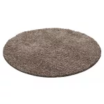 Ay. life 1500 mokka 80cm egyszínű kör shaggy szőnyeg
