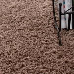 Ay. life 1500 mokka 80cm egyszínű kör shaggy szőnyeg