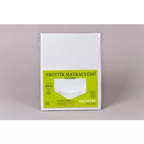 NAT. Frottír matracvédő PVC borítással 140x200 cm