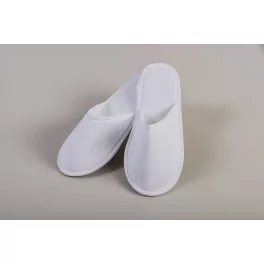 NAT. Frottír fehér papucs zárt orrú 40-42-es/30cm