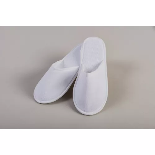 NAT. Frottír fehér papucs zárt orrú 40-42-es/30cm