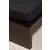 NAT. Jersey fekete lepedő 80-100x200 cm