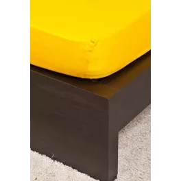 NAT. Jersey kukoricasárga lepedő 140-160x200 cm