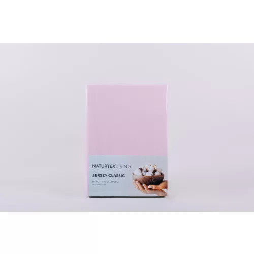 NAT. Jersey pink lepedő 140-160x200 cm