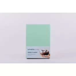 NAT. Jersey teal lepedő 180-200x200cm