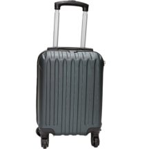   Like sötét zöld keményfalú bőrönd 38cmx29cmx19cm-kis méretű kabin bőrönd