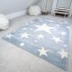Bolti 1. Gyerekszőnyeg akció, EPERKE 133x190cm stars kék kis csillagos szőnyeg