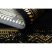 Bolti T2. Modern GLOSS szőnyeg 408C 86 elegáns, glamour, art deco fekete / arany 240x330 cm