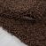 Ay dream 4000 barna 80x150cm egyszínű shaggy szőnyeg