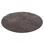 Ay. life 1500 taupe 80cm egyszínű kör shaggy szőnyeg