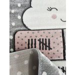 Ber. Smart kids 22604 szürke 160 X 230 cm puha gyerek szőnyeg