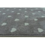 Ber. Smart kids 22721 szürke 140 X 190 cm puha gyerek szőnyeg