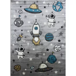   Ber. Smart kids 22924 szürke 140 X 190 cm puha gyerek szőnyeg