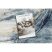 Bolti 22. Kizárólagos EMERALD szőnyeg A0087 glamour, elegáns körökben kék / arany 120x170 cm