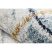 Bolti 22. Kizárólagos EMERALD szőnyeg A0087 glamour, elegáns körökben kék / arany 120x170 cm