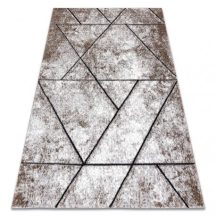   Bolti T4. Modern COZY szőnyeg 8872 Wall, Geometriai, háromszögek - barna 180x270 cm