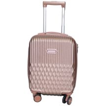   Fancy rosé keményfalú bőrönd  75cmx51cmx29cm-nagy méretű bőrönd