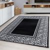 Ay parma 9340 fekete 80x150cm modern szőnyeg akciò Ay parma 9340 fekete 80x150cm modern szőnyeg akciò