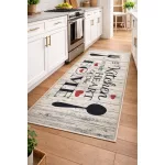 Den. Mile 7280-2 80 x 150cm Krém konyhai szőnyeg