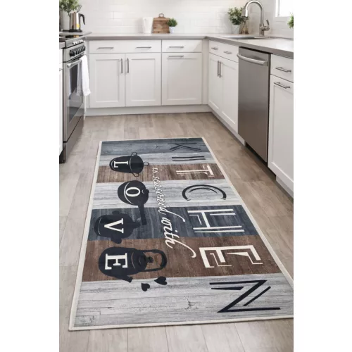 Den. Mile 7286-1 80 x 150cm Többszínű konyhai szőnyeg