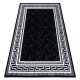 Bolti 21. Modern GLOSS szőnyeg 2813 87 elegáns, görög fekete / szürke 80x200 cm