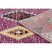 Bolti 16. Modern szőnyeg MUNDO D7701 gyémánt boho szabadtéri rózsaszín / bézs  140x190 cm