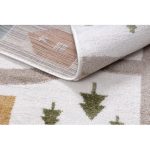 Bolti 14. Kab. Szőnyeg FUN Polar gyerekeknek, utcák, erdő, krém 180x270 cm