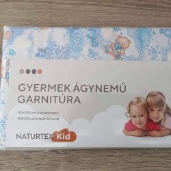 Ágyneműhuzat gyerekeknek Kék macis 2 részes 90x130cm és 40x50cm