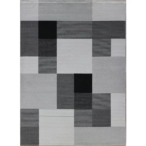 Ber. Milas 8299 Sötét 133X200Cm Szürke Szőnyeg