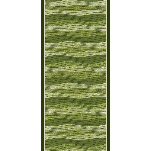 Ber. GEL RUNNER 1015 zöld 67 cm széles futószőnyeg méterben