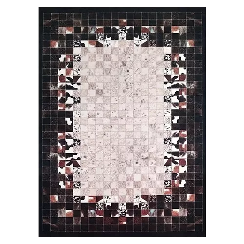 Ber. Porte 2054 fekete 80x150cm- vékony modern szőnyeg