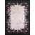Ber. Porte 2054 fekete 120x180cm- vékony modern szőnyeg