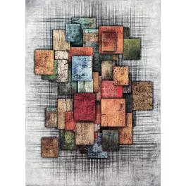 Ber. Porte 2116 multi 60x100cm- modern vékony szőnyeg