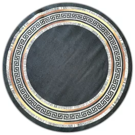 Ber. PORTE 2228 fekete arany 120 x 120 cm szőnyeg