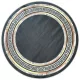 Ber. PORTE 2228 fekete arany 120 x 120 cm szőnyeg
