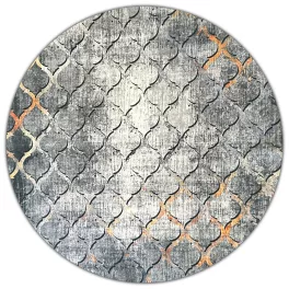Ber. PORTE 0066 szürke arany 80 x 80 cm szőnyeg