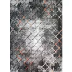 Ber. Porte 0066 szürke-arany 80x150cm- vékony modern szőnyeg