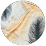 Ber. PORTE 2395 szürke arany 80 x 80 cm szőnyeg