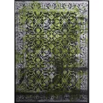 Ber. JAWA 5128-A151A szürke zöld 60 x 100 cm modern szőnyeg